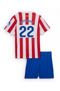 Atletico Madrid Giacomo Raspadori #22 Babyklær Hjemme Fotballdrakt til barn 2025-26 Korte ermer (+ Korte bukser)